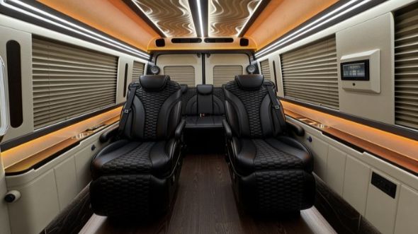 8 passenger sprinter van inside visalia