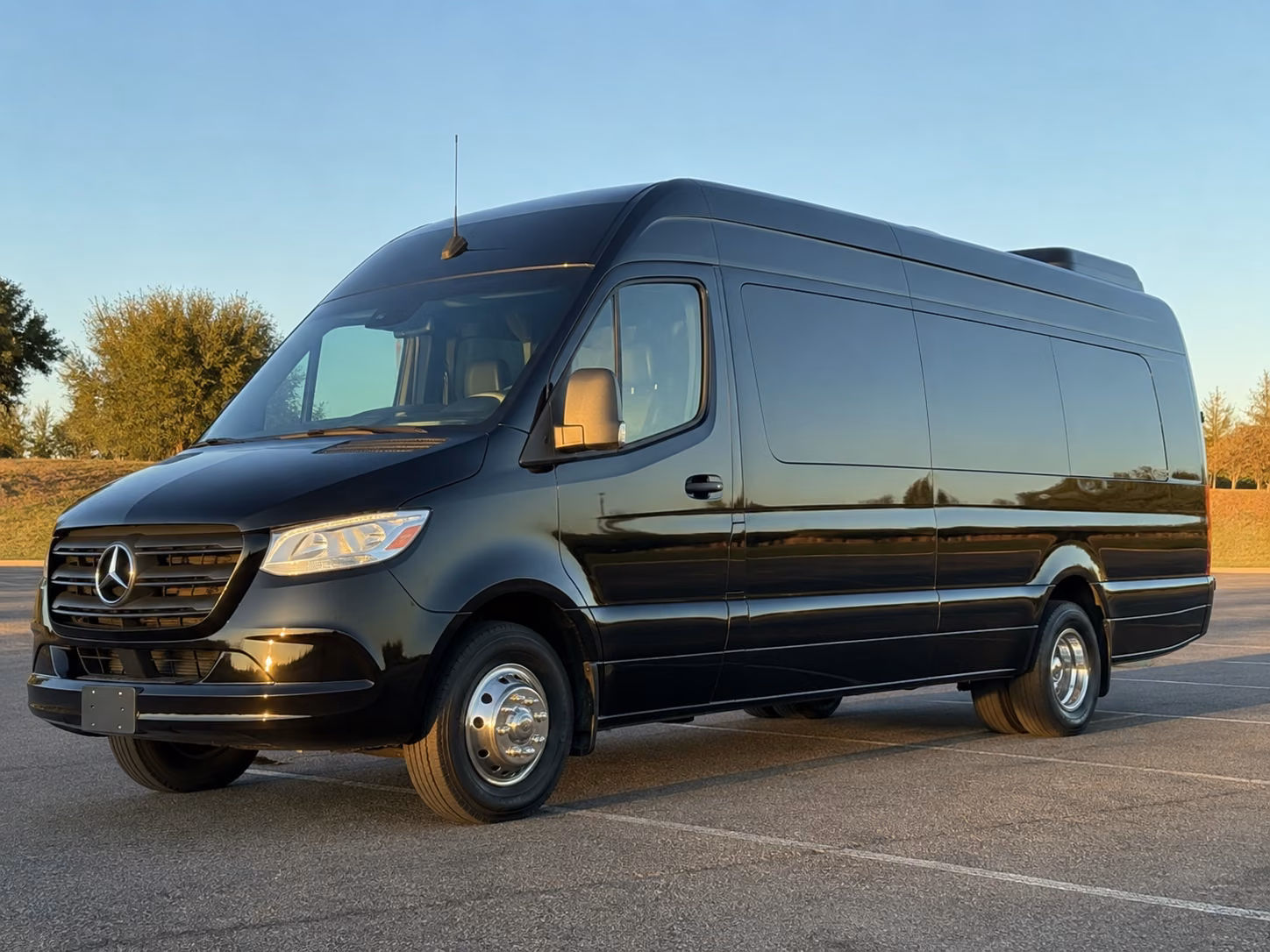milestone and surprise birthday sprinter van rentals in visalia