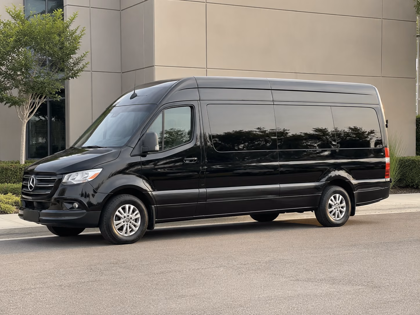 shift change and any hour employee sprinter van transportation in visalia