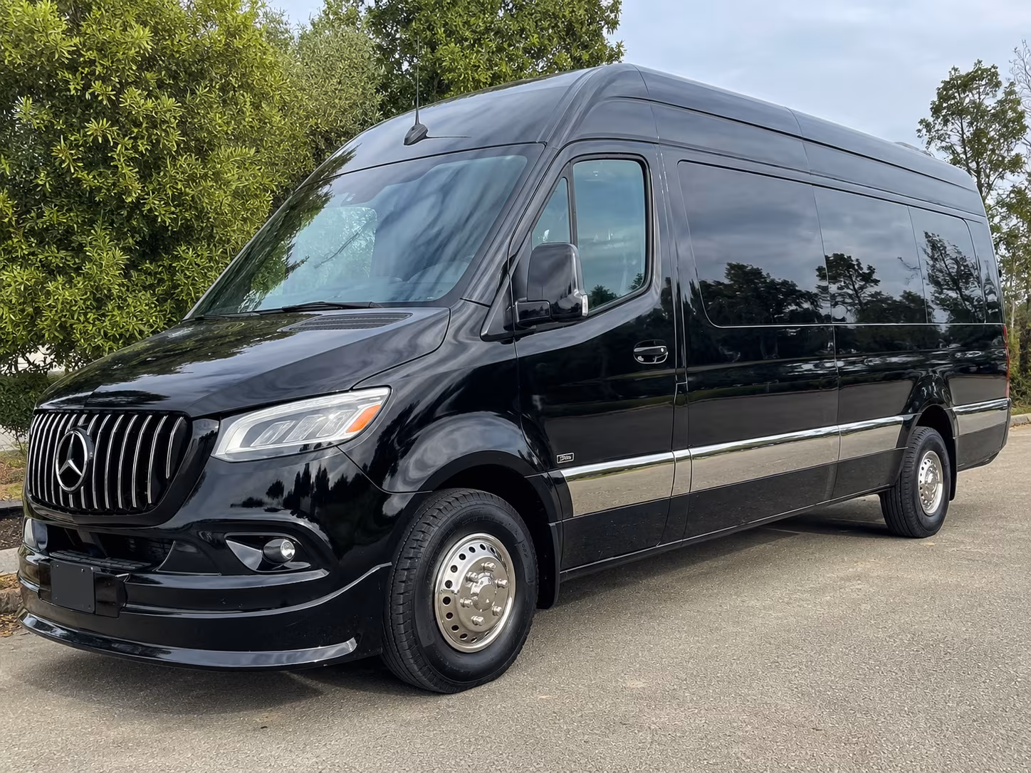 sprinter van service to every wedding venue in visalia california