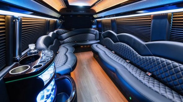 visalia sprinter limousine interior